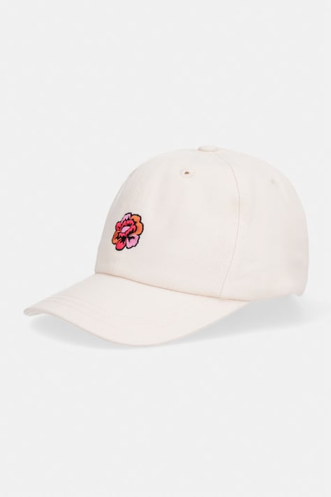 Rip Curl czapka z daszkiem damska bawełniana CARIOCA beżowa 07QWHE