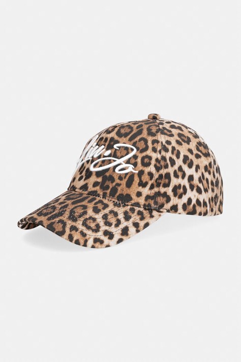 Liu Jo czapka z daszkiem damska bawełniana brązowa VA6207 T9435