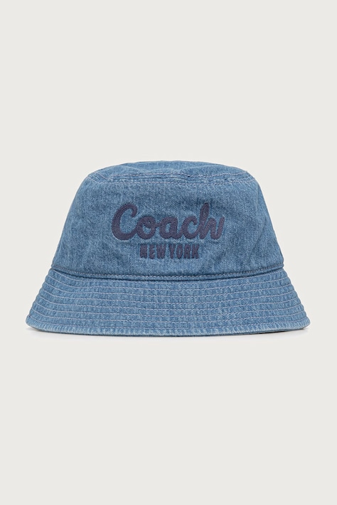 Coach kapelusz bucket damski jeansowy niebieski 29CCQ60