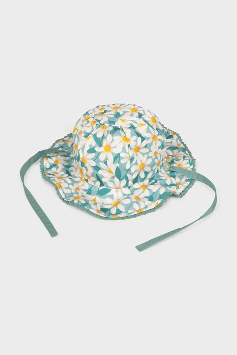 Mayoral kapelusz dwustronny bawełniany dziecięcy kolor zielony 10144