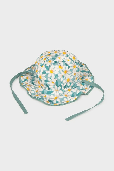 Mayoral kapelusz dwustronny bawełniany dziecięcy kolor zielony 10144