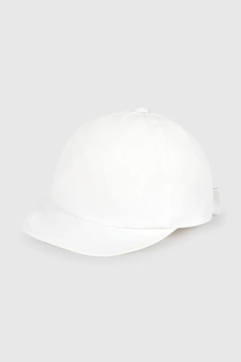 Detská bavlnená šiltovka Mayoral biela farba biela, 10150