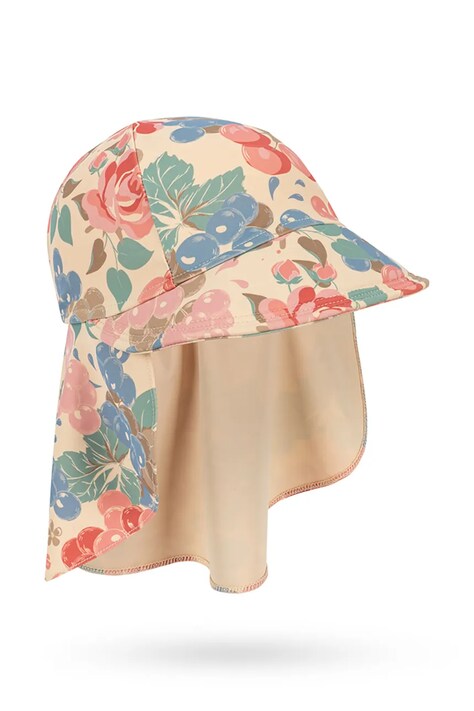 Konges Sløjd czapka z daszkiem dziecięca MANUCA FRILL SUN HAT GRS kolor multicolor KS104987