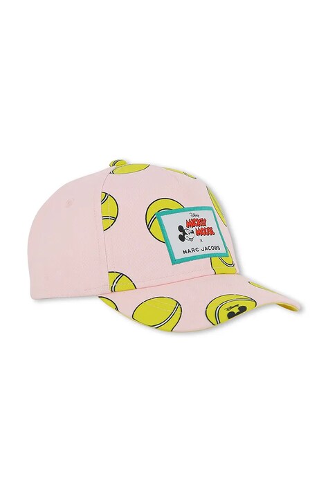 Παιδικό καπέλο μπέιζμπολ Marc Jacobs χρώμα: ροζ, W60840