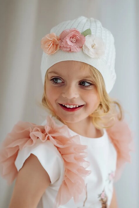 Jamiks czapka dziecięca ALBORADA biała JWI069