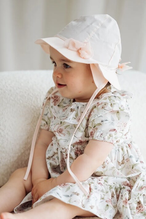 Jamiks kapelusz dziecięcy bawełniany SLOANE różowy JLI067