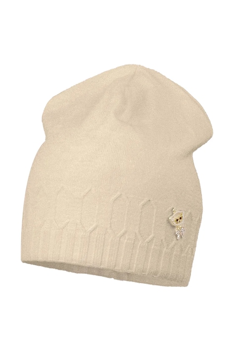 Jamiks czapka dziecięca z wiskozy TINTARELLA beżowa JWI023