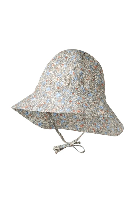 Wheat kapelusz bawełniany dziecięcy kolor niebieski 5980-223-GOTS