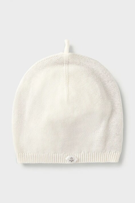 Παιδικός βαμβακερός σκούφος Mayoral Newborn χρώμα: μπεζ, 9064