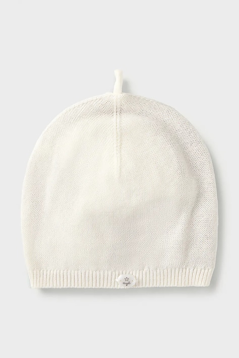 Παιδικός βαμβακερός σκούφος Mayoral Newborn χρώμα: μπεζ, 9064