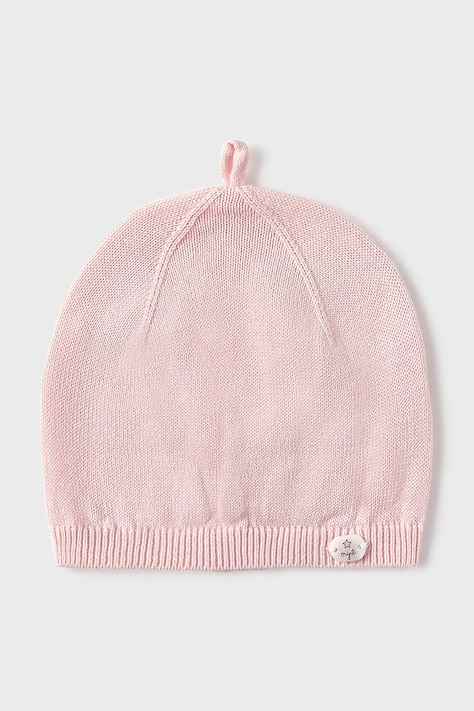 Παιδικός βαμβακερός σκούφος Mayoral Newborn χρώμα: ροζ, 9064