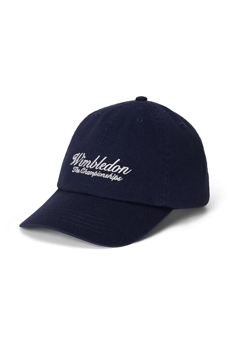 Polo Ralph Lauren czapka z daszkiem dziecięca bawełniana granatowa 323B18711001