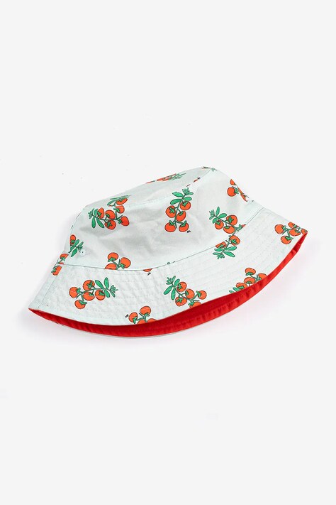 Bobo Choses kapelusz dwustronny bawełniany dziecięcy Juicy Tomatoes kolor niebieski B126AH010