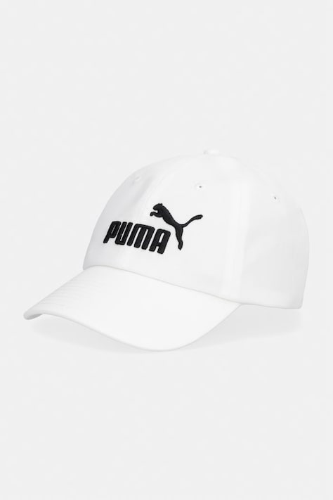 Puma șapcă de baseball pentru copii, din bumbac ESS NO.1 LOGO albă 26853