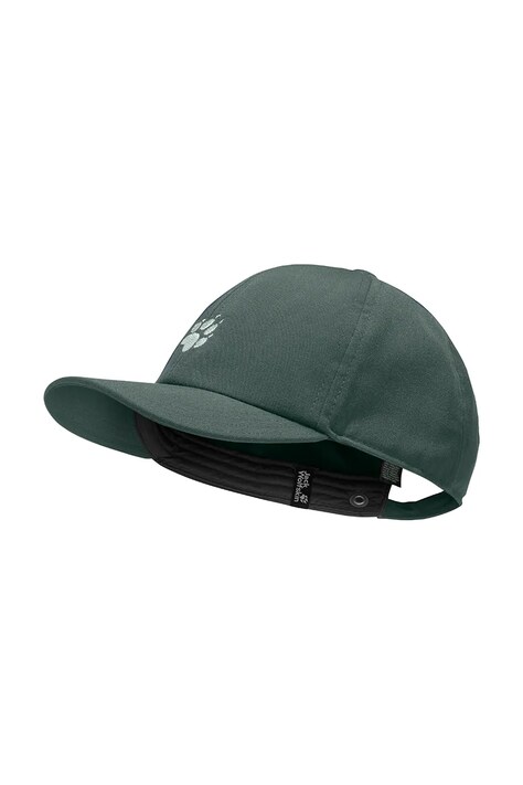 Jack Wolfskin czapka z daszkiem dziecięca BASEBALL CAP K zielona A65776