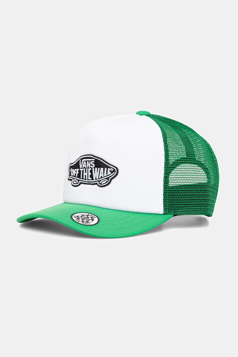 Vans czapka z daszkiem dziecięca zielona VN000EY0FLX1