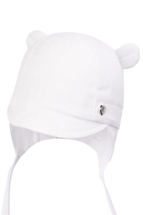 Jamiks czapka z daszkiem dziecięca bawełniana KORILL biała JLI109