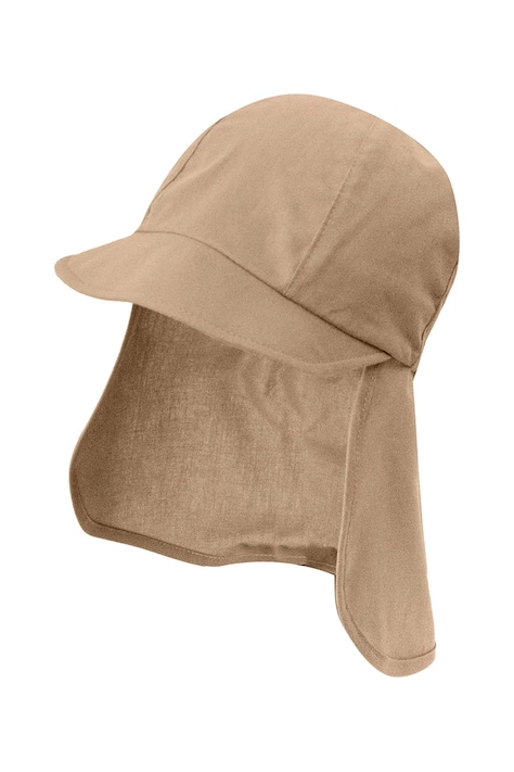 Jamiks шапка с козирка за деца от памук REMY кафява JLI149