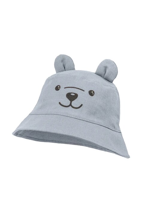 Jamiks kapelusz dziecięcy lniany VILLY niebieski JLI044