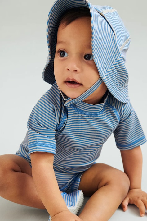 Wheat kapelusz dziecięcy kolor niebieski 5987-169R-GRS