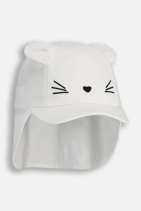 Coccodrillo čiapka so šiltom detská bavlnená béžová ACCESSORIES SUMMER GIRL