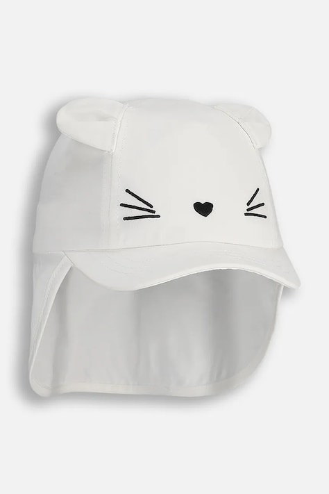 Coccodrillo kšiltovka dětská bavlněná béžová ACCESSORIES SUMMER GIRL