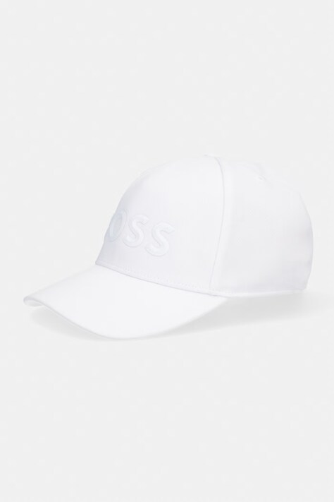 BOSS Green czapka bejsbolówka męska Pyer-Golf biała 50544416
