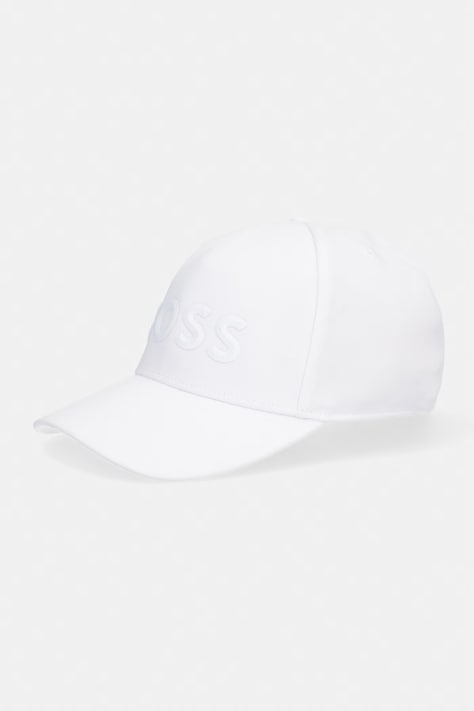 BOSS Green czapka bejsbolówka męska Pyer-Golf biała 50544416