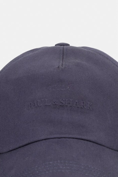 Paul&Shark czapka z daszkiem bawełniana kolor granatowy 26417108