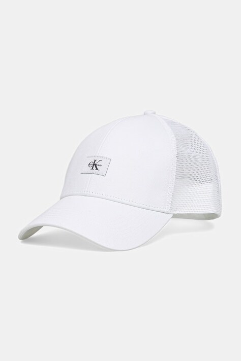 Calvin Klein Καπέλο trucker ανδρικό λευκό LV04D5099G