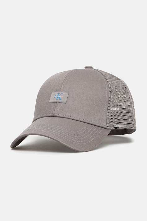 Calvin Klein καπέλο trucker Ανδρικό γκρί LV04D5099G