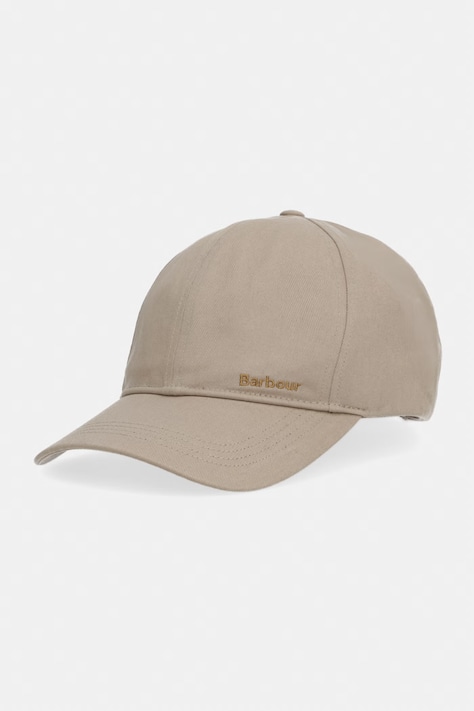 Barbour baseball cap męska bawełniana Milburn zielona MHA0914