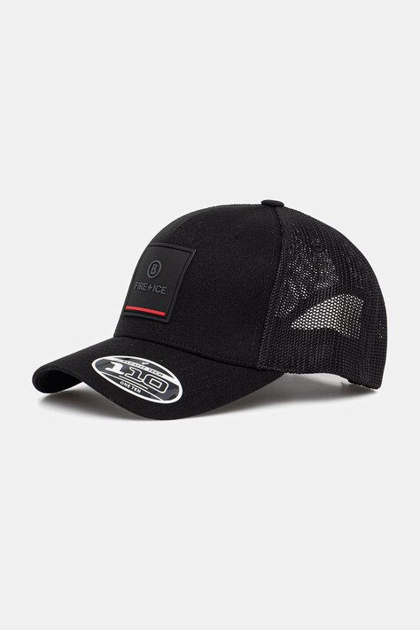 BOGNER Fire+Ice czapka trucker męska z dodatkiem wełny MORAY czarna 94357658