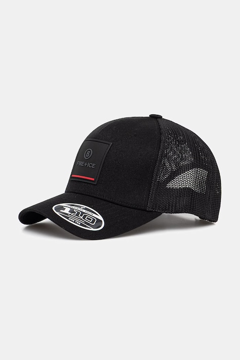 BOGNER Fire+Ice czapka trucker męska z dodatkiem wełny MORAY czarna 94357658