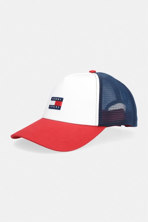 Tommy Jeans šiltovka trucker pánska biela AM0AM14202