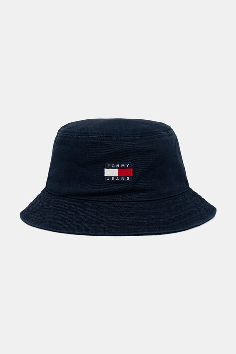 Tommy Jeans bucket hat męski bawełniany granatowy AM0AM14267