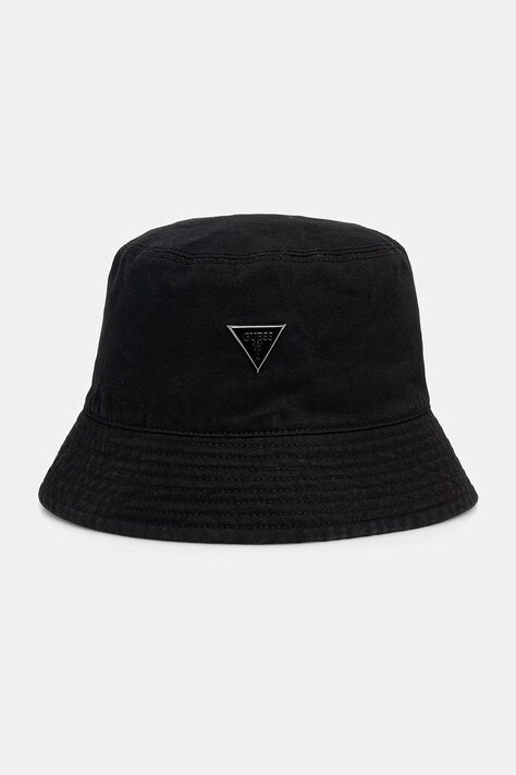 Guess bucket klobuk moški bombažni črn AM9608 POL01
