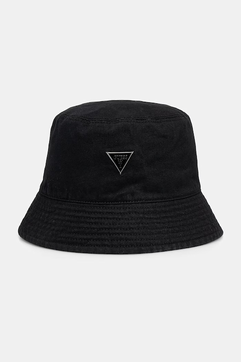 Guess bucket šešir muški pamučni crni AM9608 POL01
