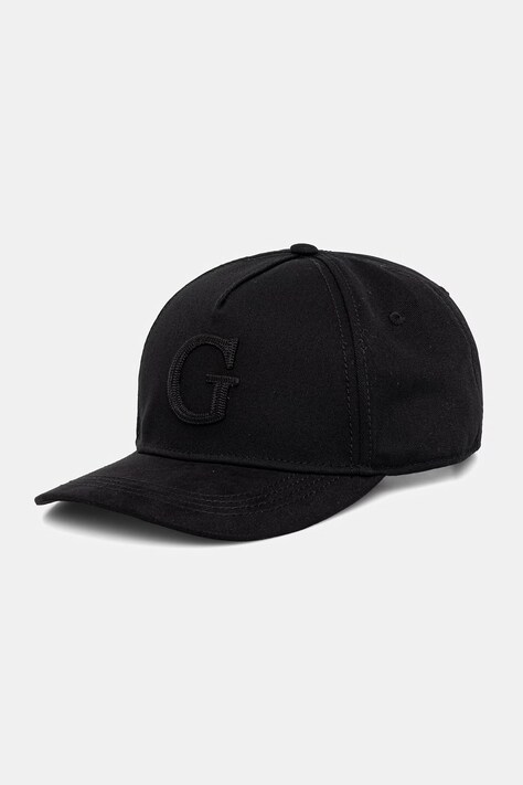 Guess baseball kapa za muškarce pamučna crna AM9613 POL01