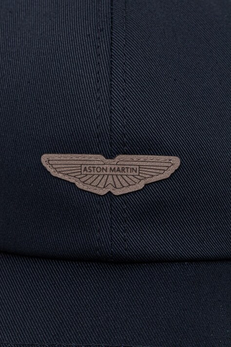 BOSS czapka z daszkiem męska bawełniana BOSS X ASTON MARTIN granatowa 50564961