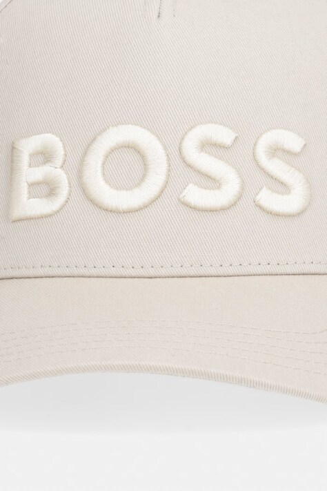 Бавовняна бейсболка BOSS Boss — SS26-CAM056, бежевий — фото 2