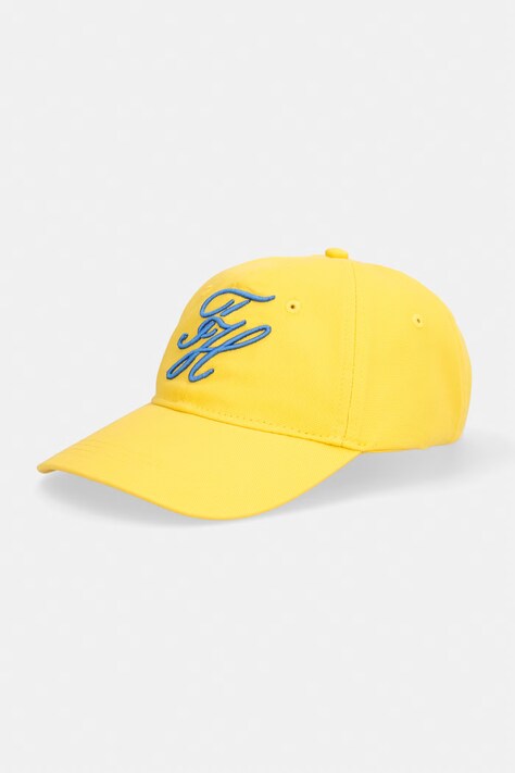 Tommy Hilfiger kapa s šiltom moška bombažna SUMMER rumena AM0AM14120