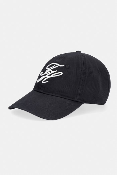 Tommy Hilfiger kapa s šiltom moška bombažna SUMMER črna AM0AM14120