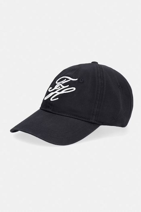 Tommy Hilfiger kapa s šiltom moška bombažna SUMMER črna AM0AM14120