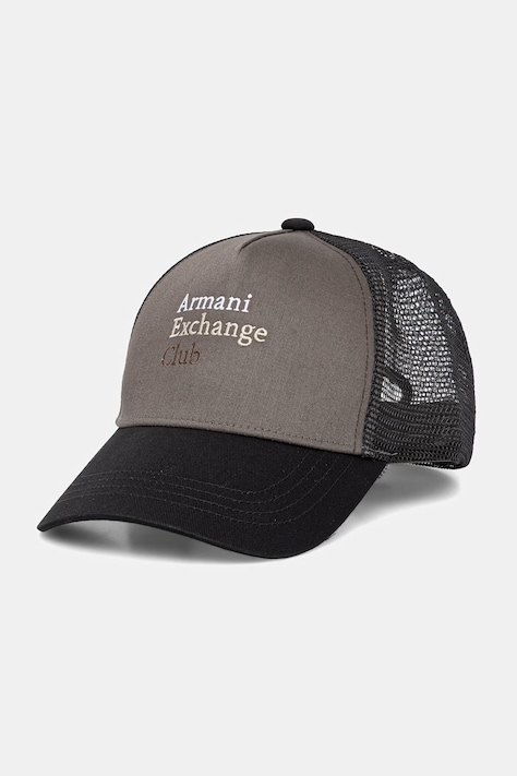 Armani Exchange кепка trucker для мужчин зелёная XM002548 AF15502