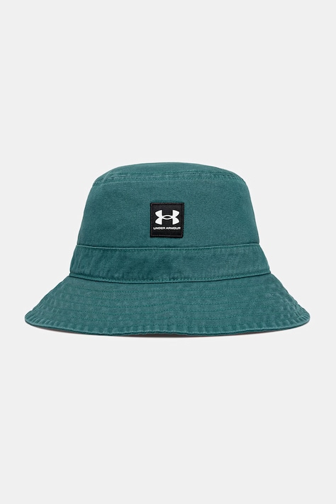 Under Armour bucket hat męska bawełniana ESSENTIAL BUCKET turkusowa 1376704