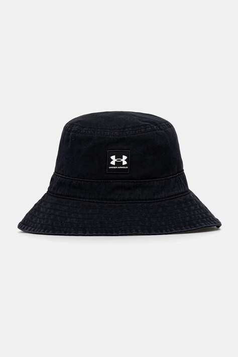 Under Armour bucket hat męski bawełniany ESSENTIAL BUCKET czarny 1376704