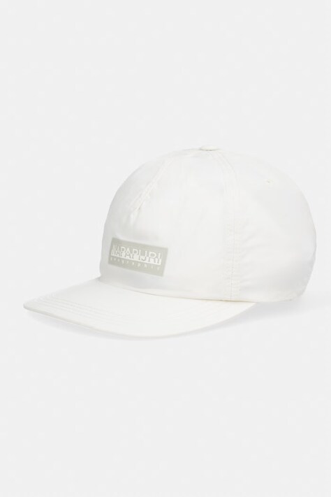 Napapijri czapka baseballowa męska BOX LOGO beżowa NP0A4IGBN1A1