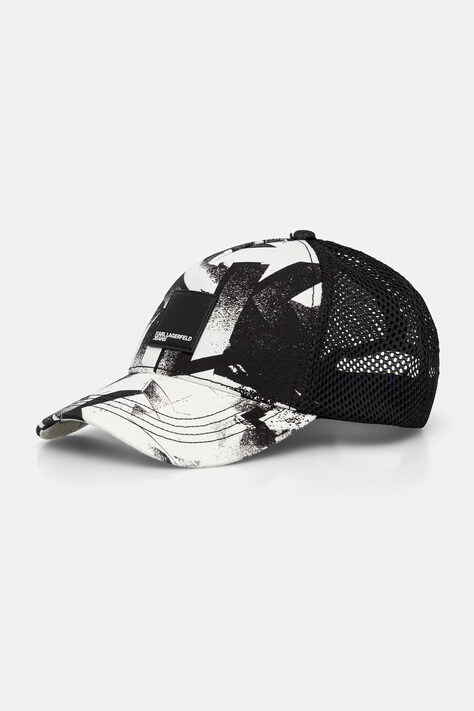 Καπέλο Karl Lagerfeld Jeans χρώμα: άσπρο, B2M33073