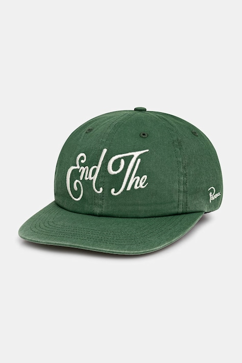 By Parra End cap with visor cotton Men's green 55195